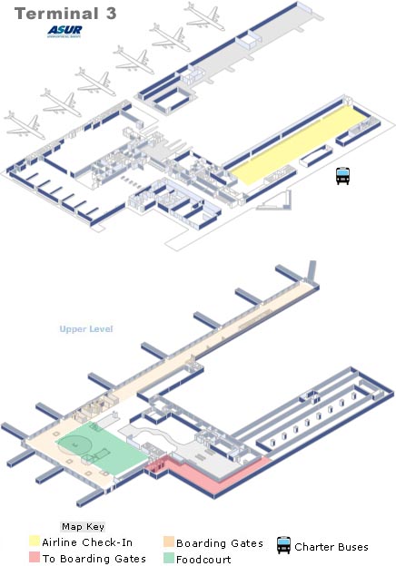 Cancun Airport Terminal 3 Departures