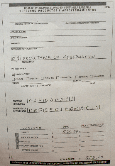 Cancun Airport Immigration Form