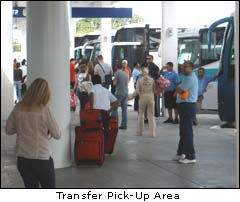 cancun airport customs mexico through gone collected immigration luggage after