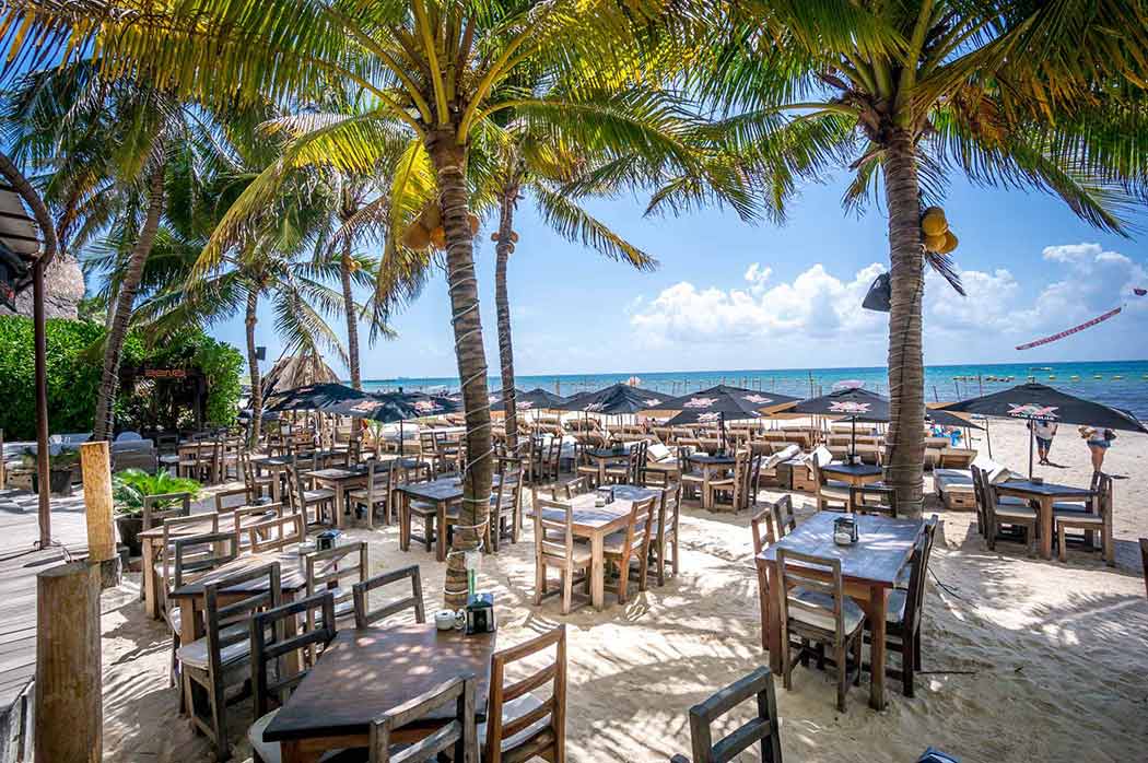 beachfront restaurants playa del carmen