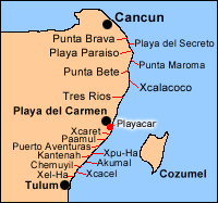 Playacar Mexico - Travel Yucatan