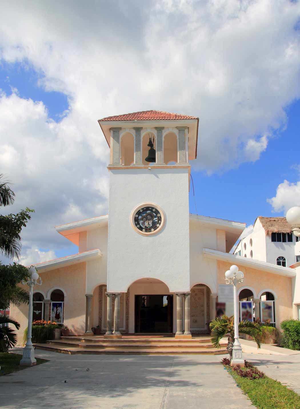 Puerto Morelos Mexico church