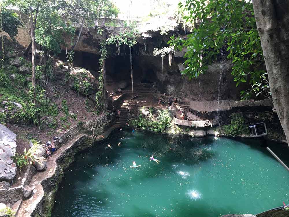 Cenote Zaci near Valladolid