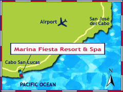 marina fiesta resort and spa map
