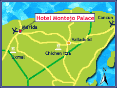 hotel montejo palace map
